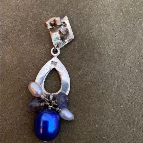 Sterling earrings by Coldwater Creek - Picture 4 of 4